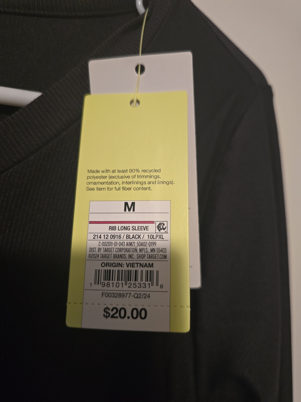 All In Motion NWT Ribbed Rouched Side Long Sleeve Top - Picture 6 of 7